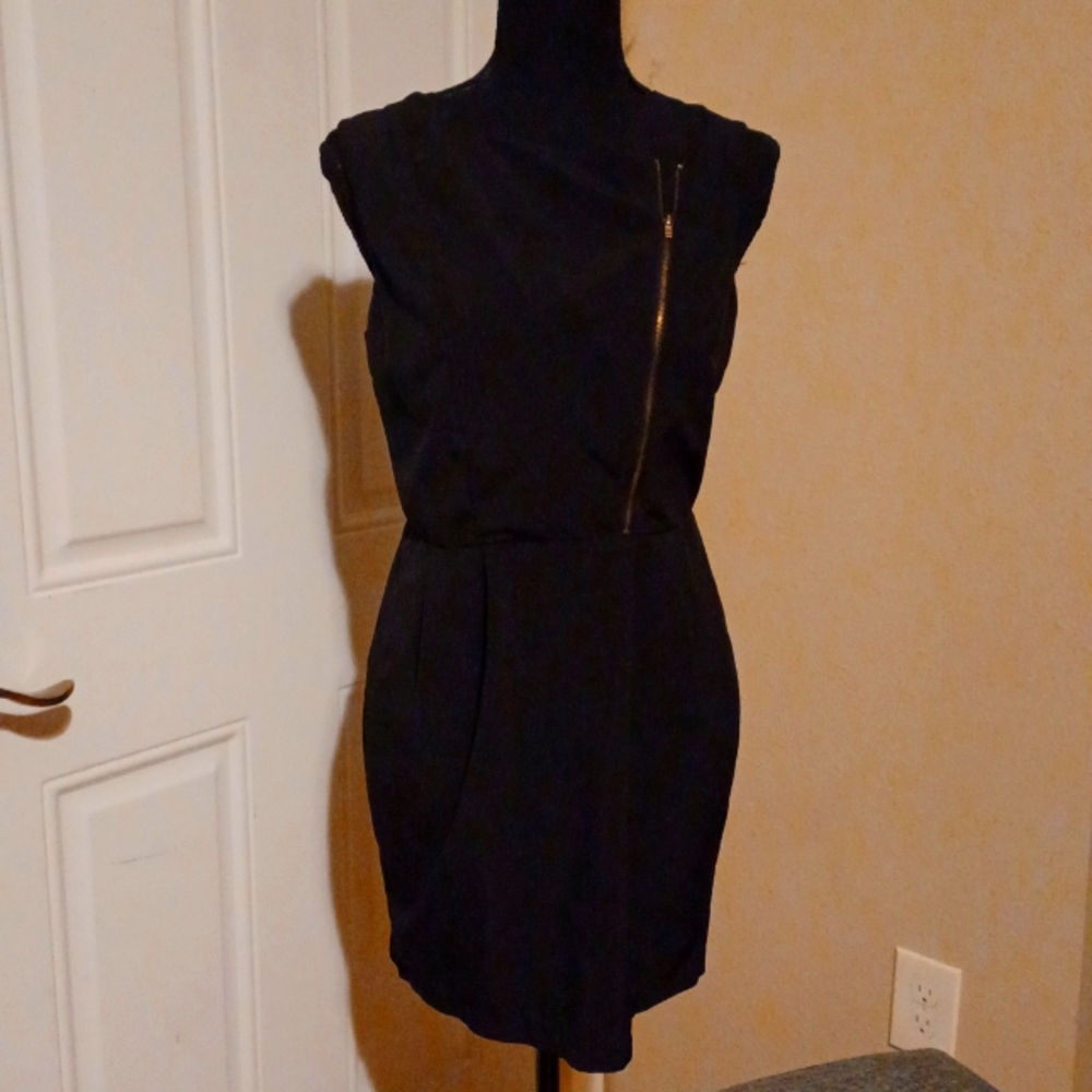 Ark & Co. Black midi dress